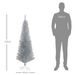 Artificial Pencil Christmas Tree, Slim Xmas Tree With Realistic Branch Tips And Plastic Stand_maomaolike.com