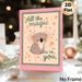 Koala Inspirational Quote Painting Poster, Cute Cartoon Style Poster, Lovely Koala With Warm Motivational Phrase, Decorated With Stars, Hearts And_maomaolike.com