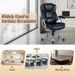 Executive Office Chair Leather Ergonomic Computer Desk Chair Leather With Padded Seat And Armrests Adjustable Backrest For Home, Office And Meeting Room_maomaolike.com