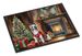 Chinese Crested Cozy Christmas Doormat Front Door Mat Indoor Outdoor Rugs For Entryway, Non Slip Washable Low Pile, 24H X 36W_maomaolike.com