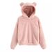Women's Clothing autumn and winter new fluffy rabbit ears hooded warm sweater sweater_maomaolike.com