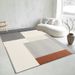 Living Room Rug Large Size Gorgeous Gold Frame Design Bedroom Rug Plush Thickened Machine Washable Thickened Underlay Interior Decorative Rug_maomaolike.com