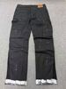 Men's Y2K Distressed Denim Jeans - Star Print Paint Splatter & Foil Design, Straight Leg Retro Streetwear_maomaolike.com