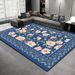 Living Room Rug Large Size Gorgeous Gold Frame Design Bedroom Rug Plush Thickened Machine Washable Thickened Underlay Interior Decorative Rug_maomaolike.com