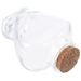 Empty Mini Heart-Shaped With Cork Stoppers Small Glass Bottles Jars For DIY Art Crafts Decoration Party Supplies_maomaolike.com