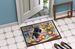 Decorating Easter Kerry Blue Terrier Doormat Front Door Mat Indoor Outdoor Rugs For Entryway, Non Slip Washable Low Pile, 24H X 36W_maomaolike.com