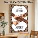 Mehndi Station Themed Painting Poster, Intricate Ethnic Style Poster With Hand Mehndi Art & Floral Border, Cultural Decorative Piece Ideal For Wedding_maomaolike.com