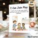 Join Play Themed Painting Poster, Warm Cartoon Group Play Scene Poster, Supports Kind And Confident Group Play Engagement, Ideal For Activity Rooms_maomaolike.com