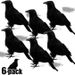Halloween Birds, Black Feathered Crows, Realistic Looking Halloween Decoration Birds_maomaolike.com