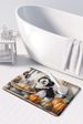 Old English Sheepdog Fall Kitchen Pumpkins Memory Foam Kitchen Mat Machine Washable Anti-Fatigue Mat Cushion Comfort Bath Mat Or Kitchen Rug_maomaolike.com