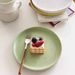 Scandinavian 20cm Matte Ceramic Plate - Textured Round Platter In Nordic Palette | Commercial-Grade Stoneware | Minimalist Dining Essential_maomaolike.com