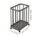 Removable Laundry Basket With Standard Wheels, Yoga Mat And Clothing Storage Basket, Easy-to-move And Durable Steel Tube Storage Basket_maomaolike.com