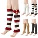 Unisex Knitted leg warmers women jk leg warmers button-pile socks Warm foot warmers boot warmers Knitted leg warmers_maomaolike.com