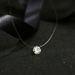 Fashion Shiny Crystal Zircon Pendant Transparent Fishing Line Invisible Ladies Necklace Jewelry Clavicle Chain Chocker_maomaolike.com
