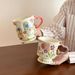 High Aesthetic Appeal, Niche Design, Mug, Ceramic Water Cup, Practical Cup For Girls' Birthday Gift, Hand-held Gift_maomaolike.com