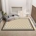Living Room Rug Large Size Gorgeous Gold Frame Design Bedroom Rug Plush Thickened Machine Washable Thickened Underlay Interior Decorative Rug_maomaolike.com