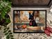 Scottish Terrier Fall Kitchen Pumpkins Doormat Front Door Mat Indoor Outdoor Rugs For Entryway, Non Slip Washable Low Pile, 24H X 36W_maomaolike.com