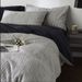 Wholesale INS Simple Striped Pure Four-Piece Wabi-Sabi Nordic Style Full Yarn-Dyed Jacquard Washed Cotton 4-Piece Set_maomaolike.com