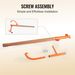 VEVOR Timberjack 46.5 In Heavy Duty Log Lifter Wooden Handle For Max 15" Dia Logs_maomaolike.com