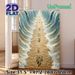 Surreal Parting Sea & Walking Crowd Painting Poster, Textured Brushstroke Surreal Scene Poster, Unique Artistic Decor Ideal For Living Room, Office_maomaolike.com