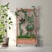 Raised Garden Bed With Trellis 2 Pack, Outdoor Wooden Planter Box & Plant Stand With Climbing Racks_maomaolike.com