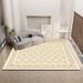 Living Room Rug Large Size Gorgeous Gold Frame Design Bedroom Rug Plush Thickened Machine Washable Thickened Underlay Interior Decorative Rug_maomaolike.com