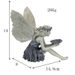 Resin Flower Fairy Angel Figurine Statue With Bird Feeder Design, Decorative Ornament For Household Indoor And Outdoor Yard Layout
_maomaolike.com