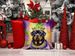 Rottweiler King Of Mardi Gras Throw Pillow Machine Washable, Indoor Outdoor Decorative Pillow For Couch, Bed Or Patio, 14Hx14W_maomaolike.com