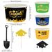 24Sets Graduation Season Ice Cream Decorations Kit 24 Ice Cream Box 24 Plastic Spoons 24 Paper Topper Signs Black And Golden Graduation Cap Sever 24/48 For 2025 Graduation Party Supplies_maomaolike.com
