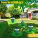2025 New Solar Powered Mole Snake Repellent For Lawn Yard Garden Outdoor Ultrasonic & Vibrating Deterrent Spikes Large_maomaolike.com