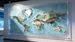 World Map In Relief Natural Forces And Visual Impact Heavy Texture And Intense Colour Greenland, Decorative Painting_maomaolike.com