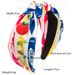 Pdmcms Fashionable Printed Fabric Headband with Diamonds Pearl Accessories Headband Youthful and Beautiful Hair Accessories_maomaolike.com