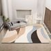 Living Room Rug,Large Rug,Oversized, Gold Leaves Design,Bedroom Rug,Soft And Thick, Machine Washable, Thickened Rug, Bedside Rug,Decorative Indoor Rug_maomaolike.com