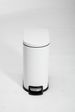 SSTC103-10L-W, Stainless Steel Kitchen Trash Can, 10L, White_maomaolike.com