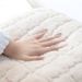 Household Accessories Rabbit Fur Pillow Living Room Sofa Cushion Solid Color Plaid Plush Pillowcase_maomaolike.com