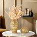1 Modern Luxury Style Honeycomb Ceramic Vase Suitable For Decoration In Living Rooms, Lobbies, Dining Rooms, Bedroom Corners, And Other Spaces_maomaolike.com