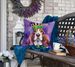 Basset Hound King Of Mardi Gras Throw Pillow Machine Washable, Indoor Outdoor Decorative Pillow For Couch, Bed Or Patio, 18Hx18W_maomaolike.com