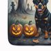 Rottweiler Spooky Halloween Memory Foam Kitchen Mat Machine Washable Anti-Fatigue Mat Cushion Comfort Bath Mat Or Kitchen Rug_maomaolike.com