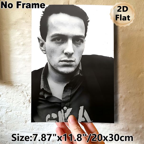 Monochrome Male Portrait Painting Poster, Vintage High-contrast Black & White Portrait Poster, Retro Artistic Decor Suitable For Home Walls, Music_maomaolike.com
