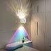 Red Water Ripple Dual-Head Wall Lamp With Remote Control For Living Room, Bedroom, And Hallway_maomaolike.com