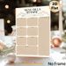 French Weekly Menu Planner Painting Poster, Elegant Neutral-toned Meal Schedule Poster, Organizes Weekly Meals And Grocery Lists, Ideal For Kitchen_maomaolike.com