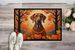 Rhodesian Ridgeback Fall Doormat Front Door Mat Indoor Outdoor Rugs For Entryway, Non Slip Washable Low Pile, 24H X 36W_maomaolike.com
