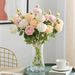 Ins Style Western Peony Artificial Fake Silk Flowers Rose Bouquet Home Living Room Dining Table Decoration Photo Props_maomaolike.com