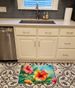 Hawaii Hawaiian Hibiscus In Watercolor Memory Foam Kitchen Mat Machine Washable Anti-Fatigue Mat Cushion Comfort Bath Mat Or Kitchen Rug_maomaolike.com