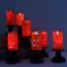 Halloween Pumpkin Lantern New Decorative Candlestick Wind Lamp LED Electronic Candle Lamp Creative Oil Lamp Ornaments Night Light_maomaolike.com