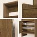 5-in-1 Shoe Cabinet With Flip Drawer, Entryway Shoe Storage With Pegboard, Adjustable Shelf, Wood Entryway Cabinet, Brown_maomaolike.com