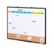 36'x 24' Monthly Calendar Whiteboard & Cork Board Combo With Aluminum Frame Bulletin Board_maomaolike.com