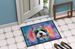 Old English Sheepdog Hippie Dawg Doormat Front Door Mat Indoor Outdoor Rugs For Entryway, Non Slip Washable Low Pile, 24H X 36W_maomaolike.com