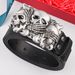 HOT Western Cowboy PU Leather Belt - Men Waist Strap Bull Decoration Floral Engraved for Jeans_maomaolike.com