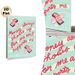 Money Affirmation Painting Poster, Vibrant Playful Graphic Poster, Inspirational Money-themed Quote With Winged Cash Illustrations, Ideal For Home_maomaolike.com